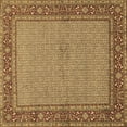thumbnail image 1 of Ahgly Company Indoor Square Persian Brown Traditional Area Rugs, 7' Square, 1 of 4