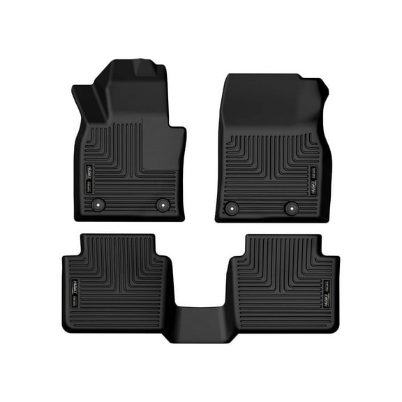 Husky Liners 96621 Weatherbeater Floor Mats Fit 2023-2025 Mazda CX-50 (w/o Hybrid Powertrain) - Front/2nd Seat - Black