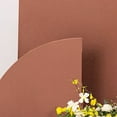 thumbnail image 6 of BalsaCircle 4 Terracotta Fitted Spandex Matter Half Moon Wedding Arch Backdrop Stand Covers Set Party Events Decorations, 6 of 8