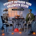 thumbnail image 6 of Ayieyill 5.4FT Skeleton and Dog Skeleton Halloween Decorations Outdoor Indoor, 2Pcs Posable Skeleton Walking Dog for Halloween Decor, 6 of 11