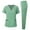 Green, variant on Scrubs for Women Set – 4-Way Stretch Contrast V-Neck Top and Pants Sets for Women