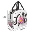 thumbnail image 3 of Easygdp Happy Mother's Day (3) Bolsa Térmica Premium - Tela Oxford Impermeable, Gran Capacidad, Bolsillo Frontal, Unisex para Trabajo, Escuela, Actividades al Aire Libre y Picnics, 3 of 8