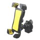 thumbnail image 1 of Soporte para teléfono para manillar de motocicleta, soporte para teléfono de bicicleta giratorio y ajustable para Amarillo, 1 of 7