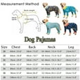 thumbnail image 2 of for Medium Large Dogs Printed Coat Bodysuit Pet Recovery Suit Shirt Nursing Belly Dog Clothes Pet  Supplies Dog Pajamas Dogs Jumpsuit GREY 36(BUST96CM), 2 of 8