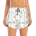 thumbnail image 4 of Lsque Cartoon House Printed Women's Running Shorts with Liner Pockets,Elastic Quick Dry Workout Athletic Gym Yoga Shorts,Womens High Waist Shorts-Large, 4 of 9