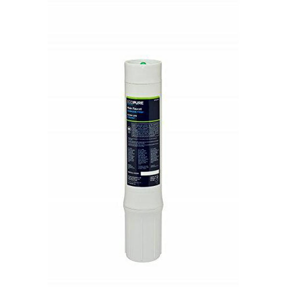 EcoPure EPWURF Main Faucet Sink Replacement Filter, White