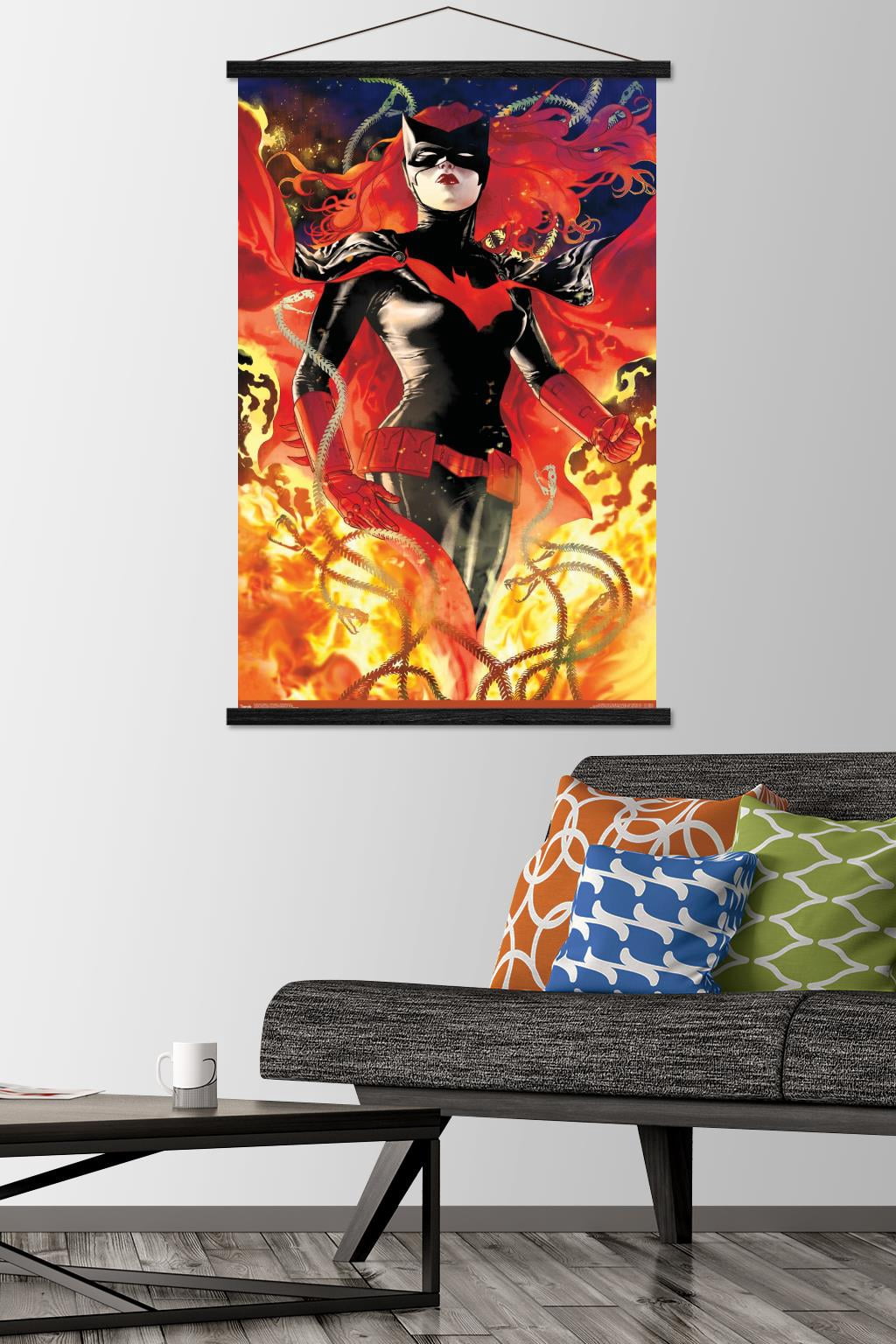 DC Comics - Batwoman - Batwoman #17 Wall Poster with Wooden Magnetic Frame, 22.375" x 34"