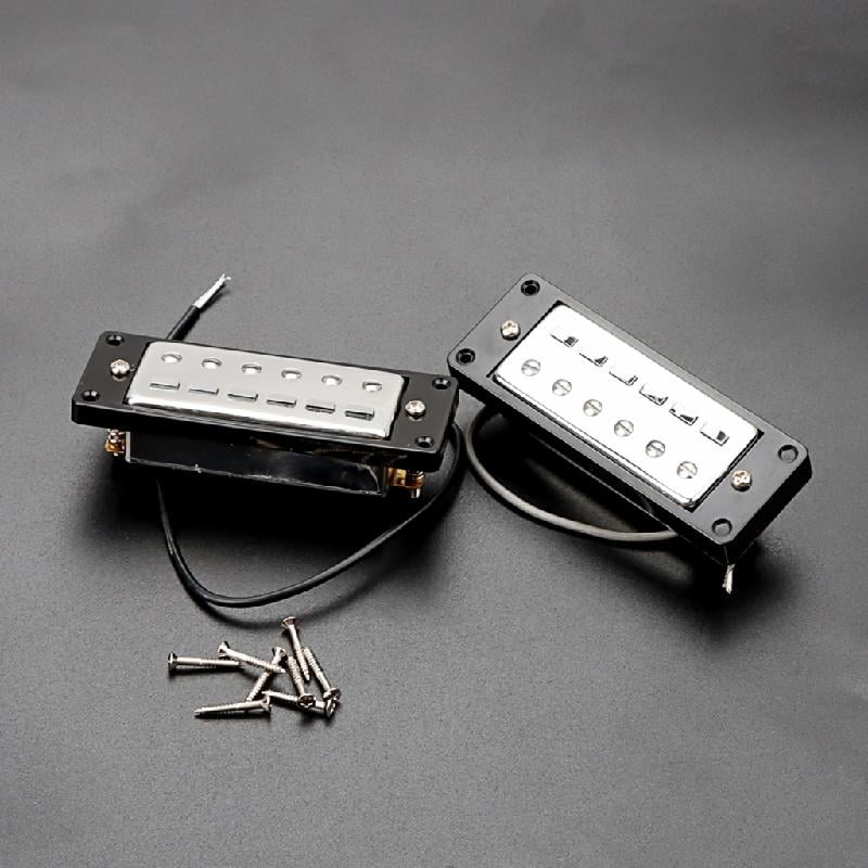 Zeiwohndc 6 String Guitar Humbuckers Pickup Replacement Electric Guitar Parts Durable