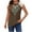 Brown, variant on Summer Tops For Sexy Women 2025 Corset Tops For Women Plus Size Pearl Dressy Tshirts Shirts For Women Cotton Work Blouses For Women 2025 White T Shirts For Women V Neck