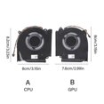 thumbnail image 3 of Notebook Cooling Fan For G533Q 12V Rapid Temperature Control Maintenance for CPU GPU Fan Multicolor, 3 of 4