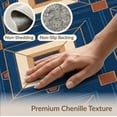 thumbnail image 5 of ODIKA Navy Contemporary Long Symmetrical Mosaic Eclectic Accessories Pet Friendly & Kids Safe Play for Playroom, Bedroom, Reading Nook, 5 of 6