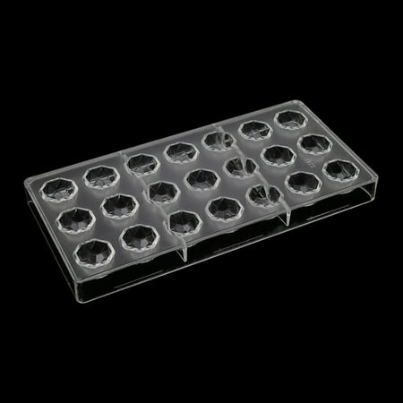 

JULYING 1 PC Polycarbonate Diamond Shape DIY Chocolate Mold Ice Cube Jelly Making Mold