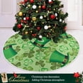 thumbnail image 6 of GZHJMY St. Patrick's Day Christmas Tree Skirt 48", St. Patrick's Day Tree Skirt Double Layers Polyester Easter Tree Skirt for St. Patrick's Day Holiday Party Decoration, 6 of 6
