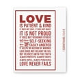 thumbnail image 6 of Scripture Walls Love Is Patient 1 Corinthians 13:4-8 Christian Wall Art Bible Verse Print Ready To Hang Unframed, 6 of 7