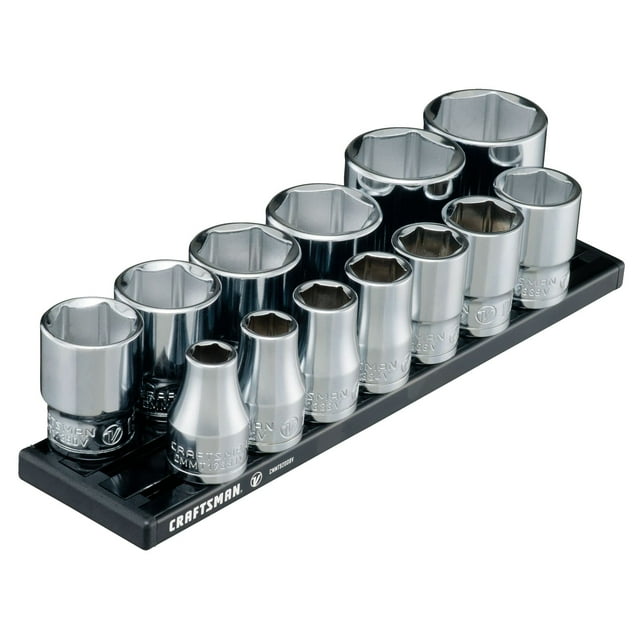 Juego de enchufes CRAFTSMAN V-SERIES Shallow SAE 1/2" DR 13 piezas