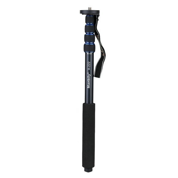 Telescopic Adjustable Portable Aluminium Alloy Photography DSLR Camera Camcorder Monopod Unipod Pole Walking Stick for Nikon Canon Pentax Olympus Elders