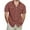 Wine, variant on Gspmoly Men Tshirt, Men'S Vintage Casual Pocket Solid Color Button Lapel Fashion Long Sleeve Shirt Men Top up to 70% Off