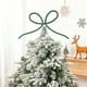 thumbnail image 5 of Christmas Christmas Tree Top Metal Rhinestone Bow Decorations Party Ambiance Decoration Props, 5 of 7