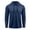 Navy, variant on Mens Long Sleeve Hoodies Quick Dry Compression Shirt Workout Athletic Gym Hoodie Shirts Workout Athletic Gym Hooded 2XL