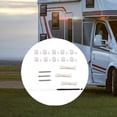 thumbnail image 4 of Tnarru Universal RV Window Shade Restringing Set with Cords Accessories Sturdy for Travel Trailer Pleated Shade Replacement White Rope, 4 of 7