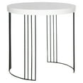 thumbnail image 6 of SAFAVIEH Kelly Mid-Century Solid Lacquer Side Table, White, 6 of 8