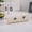 Beige-BG, variant on MMJ Bowknot Pencil Case Soft Fabric Large Capacity Zipper for Pens Makeup Storage 8.3x2.4x2in