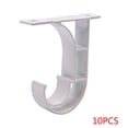 thumbnail image 1 of 10 Pcs Support Suspendu de Plafond Monté sur le Dessus Tige Romaine Support Simple Base Support Accessoires de Rideau, 1 of 5