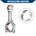 thumbnail image 2 of Unique Bargains 1 Set 23060-2E005 Inner Connecting Rod Bearing Shell for Hyundai for Kia 11-19, Silver Tone, 2 of 7