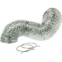 GE Appliances Aluminum Foil Vent Dock Hose Kit for Dryer Machine, 1 Count