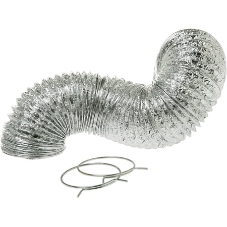 GE Appliances Aluminum Foil Vent Dock Hose Kit for Dryer Machine, 1 Count