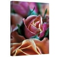 thumbnail image 2 of Kathy Yates "Mauve And Peach Roses" Canvas Art, 2 of 2
