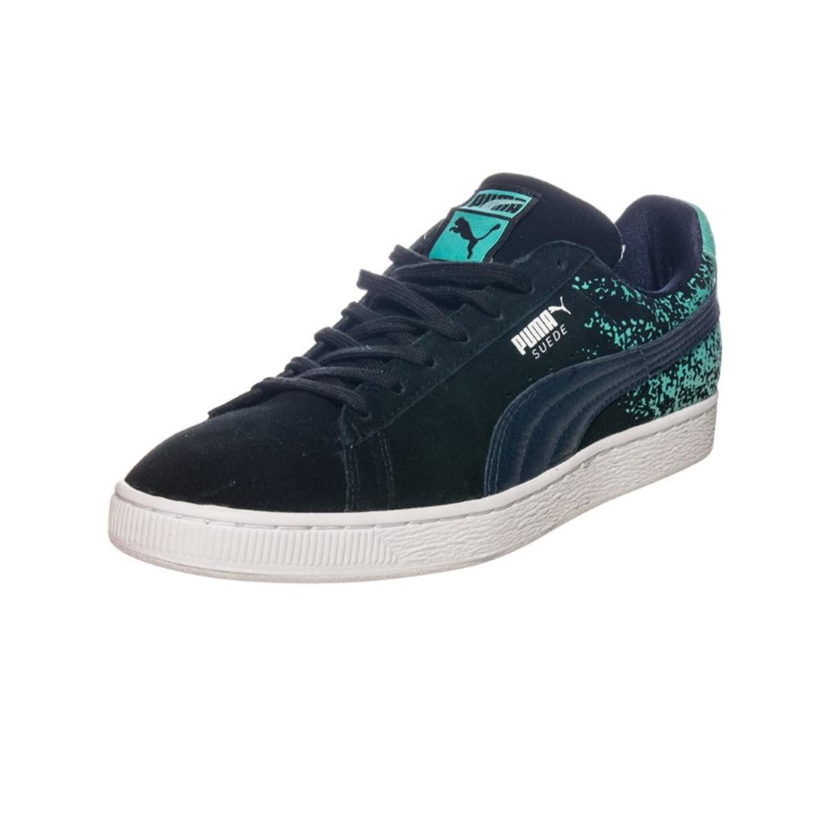 Puma Suede XS850 Mens Black Sneakers - Walmart.com