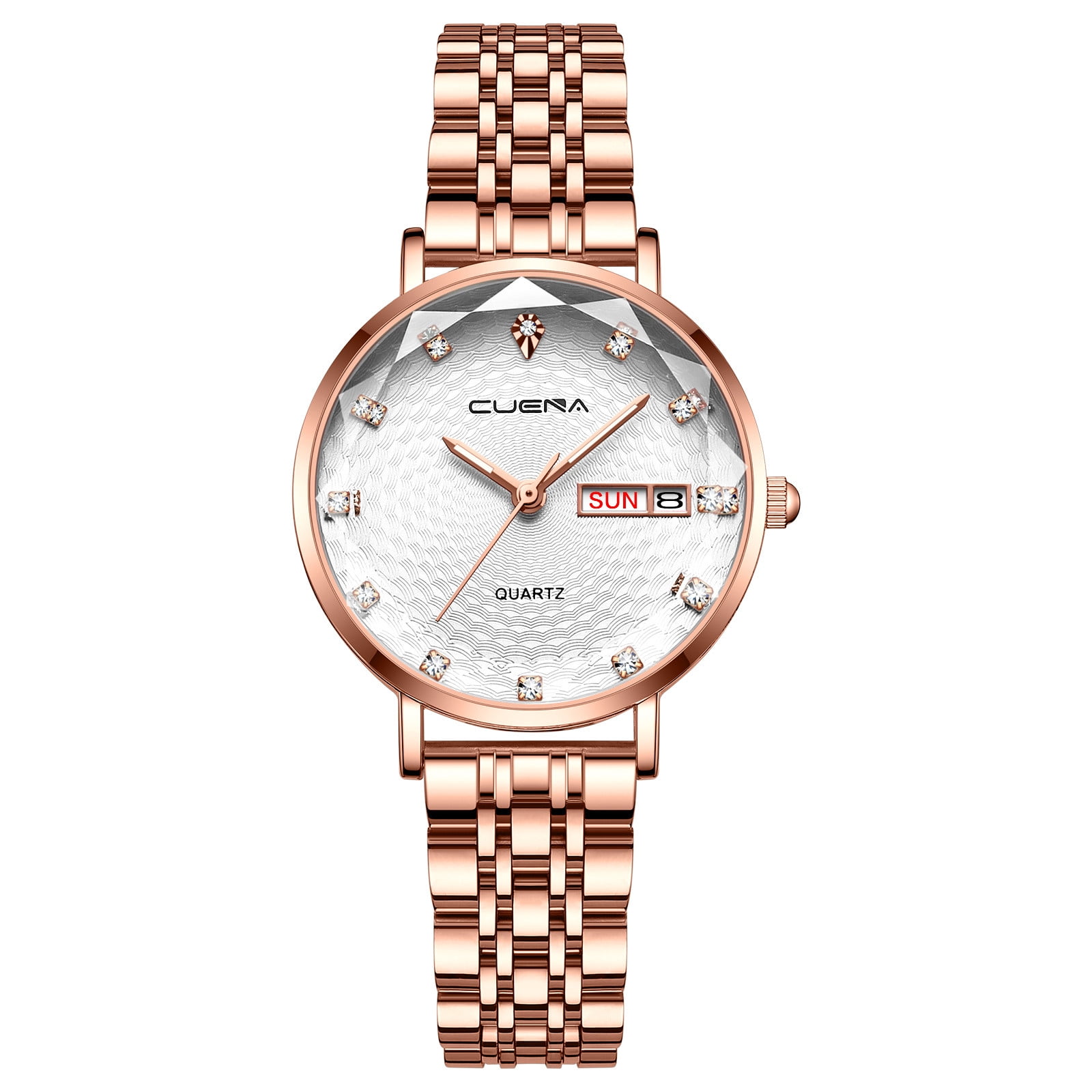 ZHAGHMIN Fashion Wrist Watch Ms. Business Steel Belt Watch Calendar