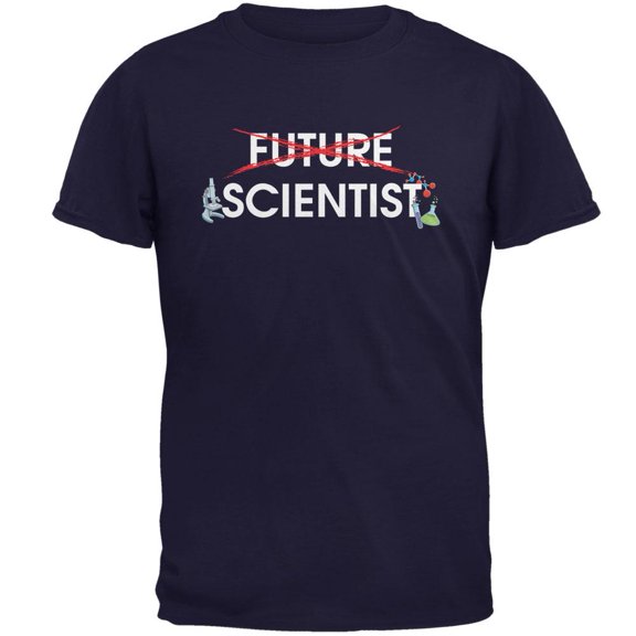 Graduation - Future Scientist Mens T Shirt Navy SM