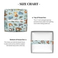 thumbnail image 5 of Fuzoiu Tribal Animals Print Tissue Box Cover Holder, Square Leather Tissue Box,PU Leather Decorative Organizer for Tabletop, Bathroom, Car, Office, 5 of 7