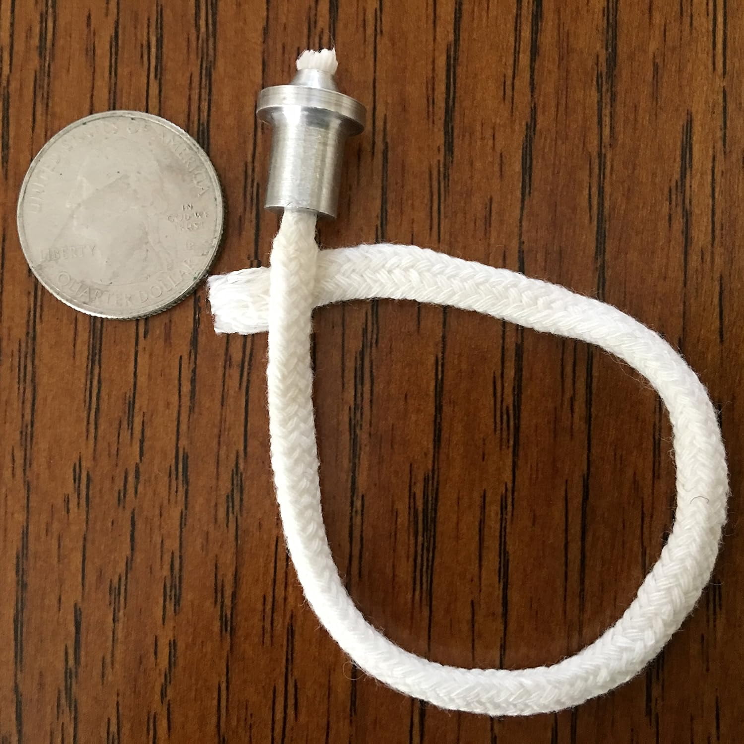 Firefly Aluminum Wick Holder with 3.6 mm (0.14 in) Cotton Wick, 7-1/2 in Length, 10-Pack