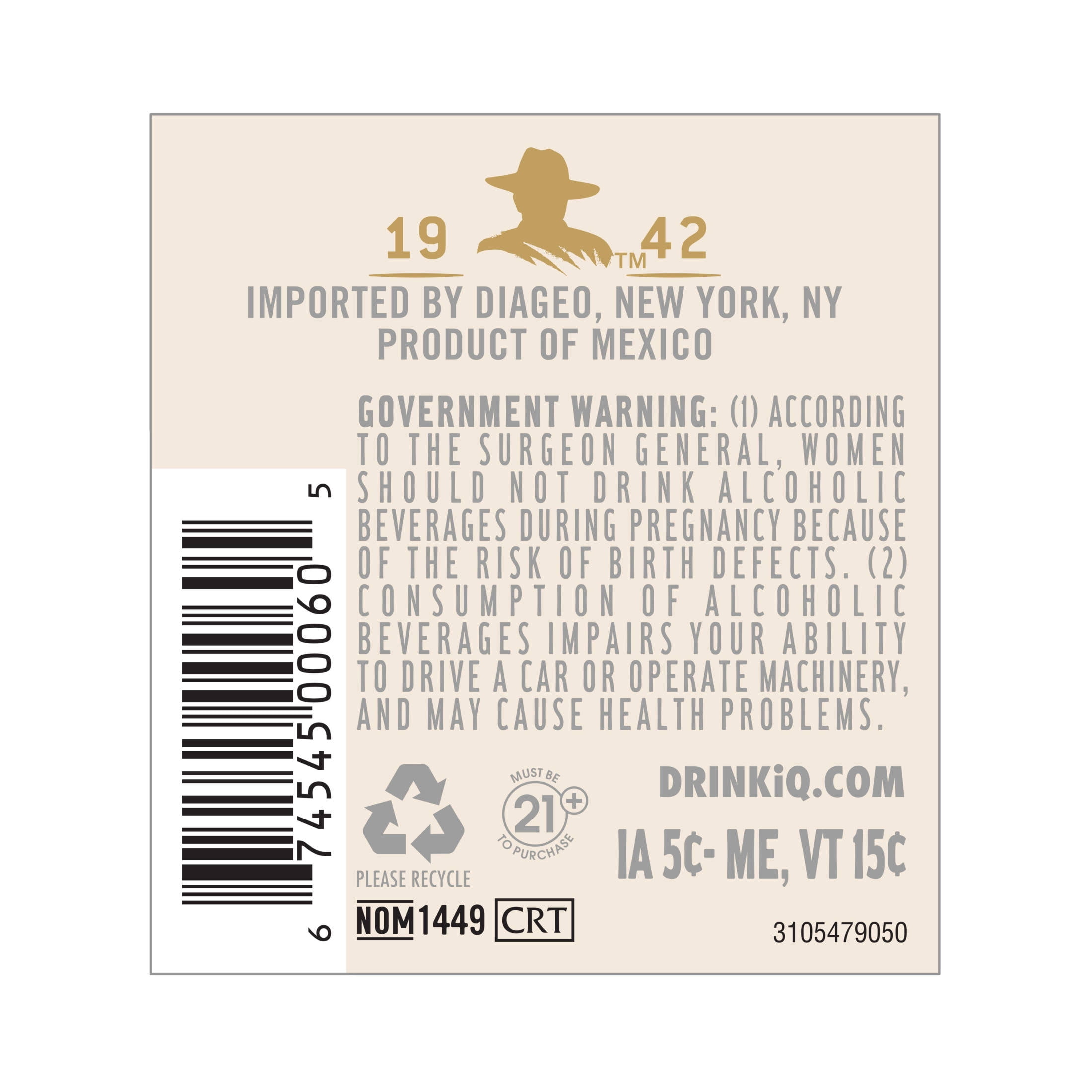 Don Julio Reposado Tequila, 375 mL, 40% ABV