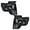 Clear Lens Black Housing Clear Reflector, variant on PIT66 Headlights Headlamp Assembly Replacement Headlights Head Lamps Smoky Lens Black Housing Amber Reflector Fit for Ford F150 2015-2017