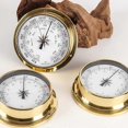 thumbnail image 4 of Clock, Wall Mounted Tester Copper Shell Marine For Weather Station, Wall Hanging Boat Using Clock, 115mm, 4 of 5