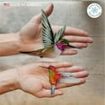 thumbnail image 4 of 18 x Hummingbird Window Clings for Glass Safety on Windows, Doors and Transparent Panels. Window Decals to Prevent Bird Strikes on Glass - Bird Alert. Made in America., 4 of 7