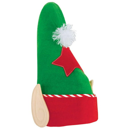 Jolly Elf Adult Costume Santas Helper Christmas Accessory Hat
