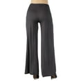 thumbnail image 3 of 24seven Comfort Apparel Elastic Waist Flared Leg Maternity Palazzo Pants, 3 of 3
