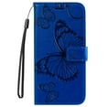 thumbnail image 3 of Allytech Galaxy S24 Plus Wallet Case, Big Butterfly Design Luxury PU Leather Flip Folio Stand Cards Slots Hand Wrist Shockproof Phone Case for Samsung Galaxy S24 Plus - Blue, 3 of 6