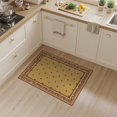 thumbnail image 2 of ODIKA 3'x5' Washable Accent Rug Farmhouse Geometric Border Frame Balanced Symmetry Stepped for Bedside, Nursery Room, Pet Friendly & Non-Shedding, 2 of 7