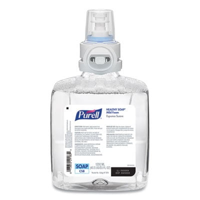 Purell HEALTHY SOAP Mild Foam Fragrance-Free CS8 Dispensers 2Ct 787402