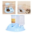thumbnail image 3 of DISPENSADOR AUTOMÁTICO DE AGUA PARA MASCOTAS Gatos Perros Cachorros Agua Comida Comedero Comedero Azul, 3 of 8