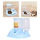 thumbnail image 3 of Comedero automático de agua y comida para mascotas, cuenco de plástico para comida de perros, dispensador de agua y bebedero. Azul, 3 of 8