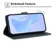 thumbnail image 2 of For iPhone 17 Pro Wallet Case with Strap Multiple Card Slots Solid Color Leather Stand Phone Cover -, 2 of 5