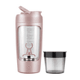thumbnail image 1 of Botella mezcladora eléctrica, fabricada con Tritan: vaso mezclador portátil/vasos mezcladores recargables por USB para batidos de proteínas y batidos sustitutivos de comidas, 1 of 7
