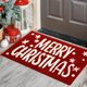 thumbnail image 4 of Christmas Bathroom Carpet Christmas Bathroom Mat Carpet Kitchen Carpet Cute Door Mat Outdoor Indoor Christmas Decoration 15.74x23.62 Inches, 4 of 6